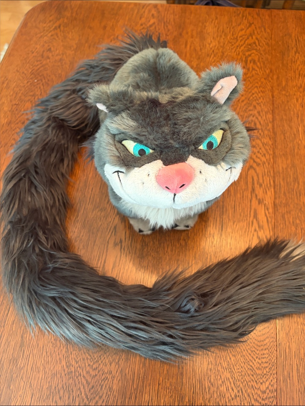 Disney Parks | Cinderella Lucifer Cat Long Tail Plush | NWT